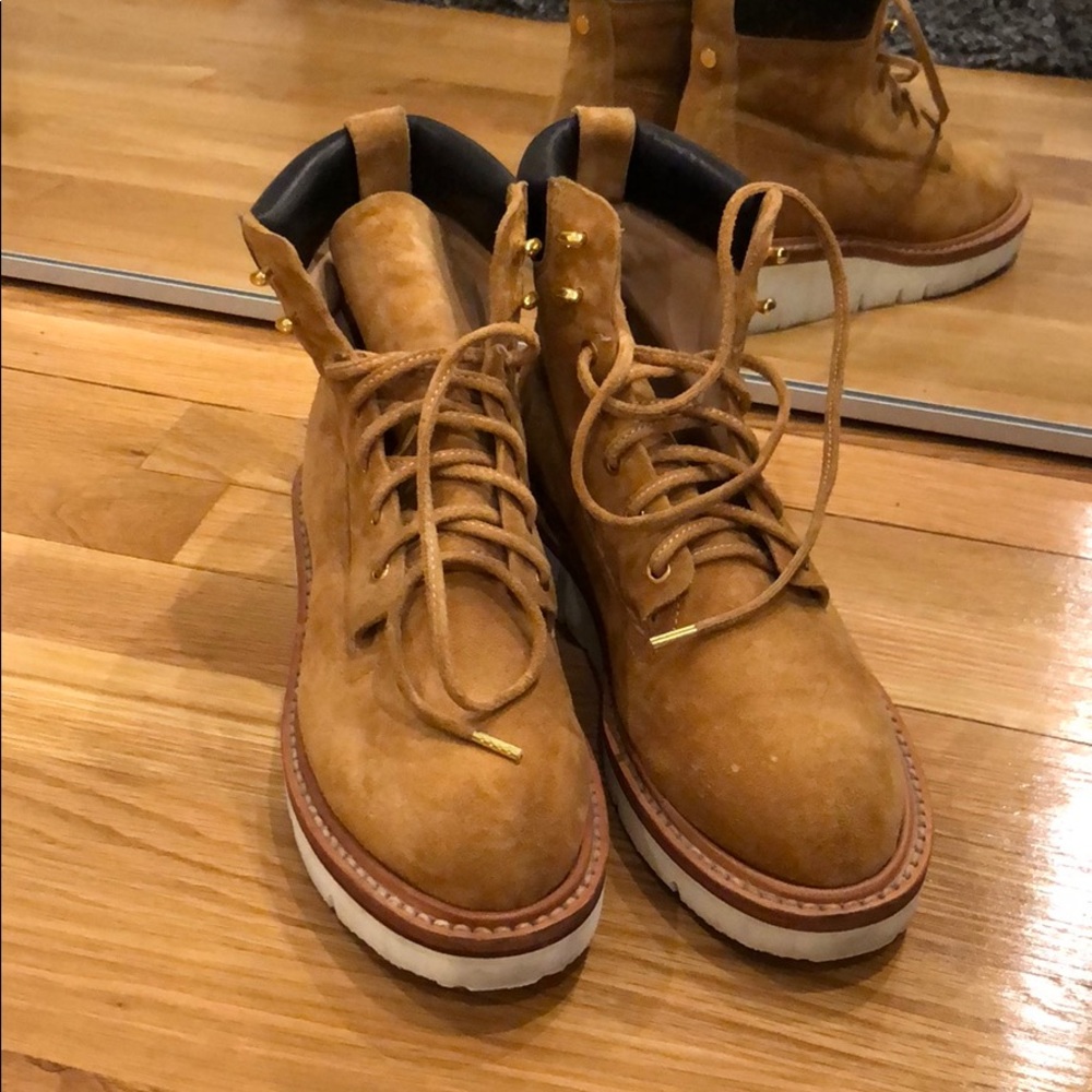 rag & bone Tan Lace Up Boots